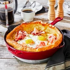 Staub 11'' Traditional Deep Skillet | Cherry Red 10 Staub 11'' Traditional Deep Skillet | Cherry Red -Swiss Diamond shop 12322806 ls 02