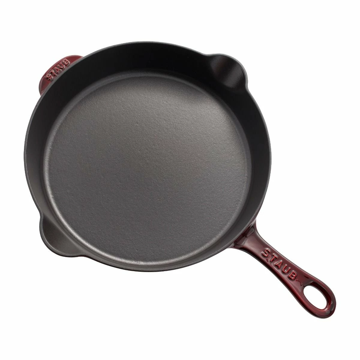 Staub 11'' Traditional Deep Skillet | Grenadine 2 Staub 11'' Traditional Deep Skillet | Grenadine - Image 2