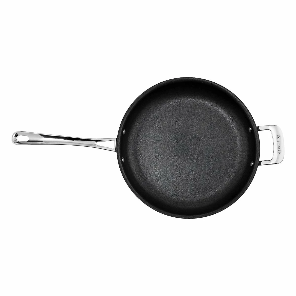 Cuisinart Contour Hard Anodized Open Skillet With Helper Handle | 12" - Image 3