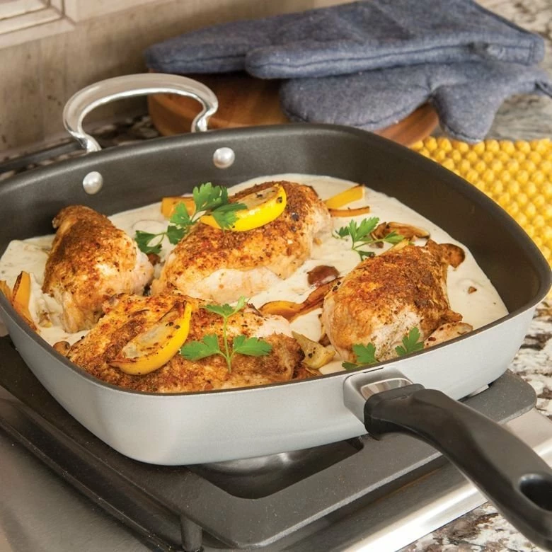 Nordic Ware Aluminum 13x13 Square Meal Pan - Image 2