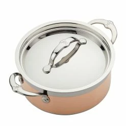 Hestan CopperBond Induction Cookware 3 Qt Covered Soup Pot