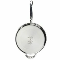 Hestan CopperBond Induction Cookware 3.5 Qt Covered Saute With Helper Handle