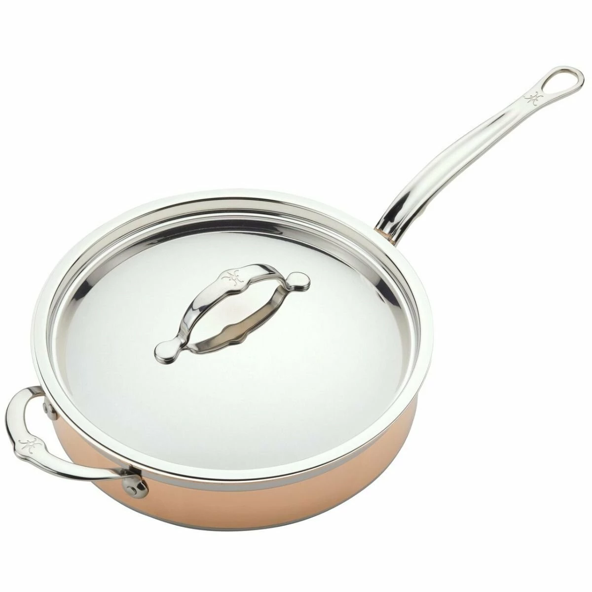 Hestan CopperBond Induction Cookware 3.5 Qt Covered Saute With Helper Handle 2 Hestan CopperBond Induction Cookware 3.5 Qt Covered Saute With Helper Handle - Image 2