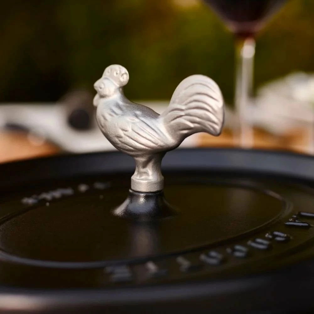 Staub Cast Iron Animal Knobs | Farm Animal Duo 4 Staub Cast Iron Animal Knobs | Farm Animal Duo - Image 4