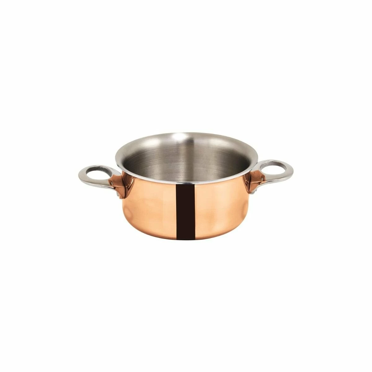 Winco Mini Casserole 15oz | Copper Plated