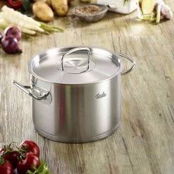 Fissler Original-Profi Collection Stainless Steel High Stock Pot | 5.5 Qt. -Swiss Diamond shop 5stock2