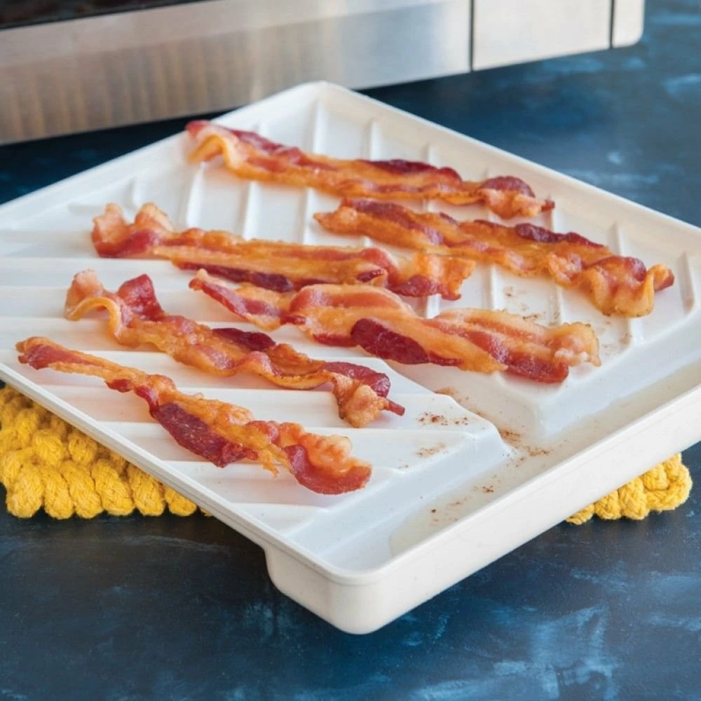 Nordic Ware Large Slanted Bacon Tray - Image 2