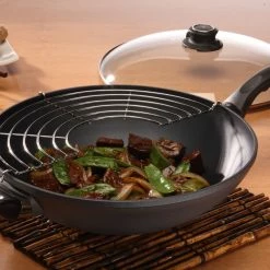 Swiss Diamond | HD Wok With Lid & Rack - 12.5" (5.3 Qt.) 7 Swiss Diamond | HD Wok With Lid & Rack - 12.5" (5.3 Qt.) -Swiss Diamond shop 61132c food87 2017 10 27 20 11 39 utc