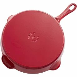Staub 11'' Traditional Deep Skillet | Cherry Red 8 Staub 11'' Traditional Deep Skillet | Cherry Red -Swiss Diamond shop 617t1zazodl. ac sl1500