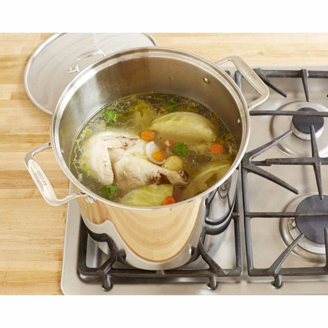 All-Clad Stainless Steel Stockpot & Lid | 16 Qt. 2 All-Clad Stainless Steel Stockpot & Lid | 16 Qt. - Image 2