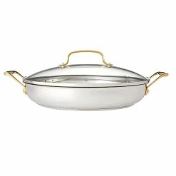 Cuisinart Mineral Stainless Steel Everyday Pan With Cover | 12"