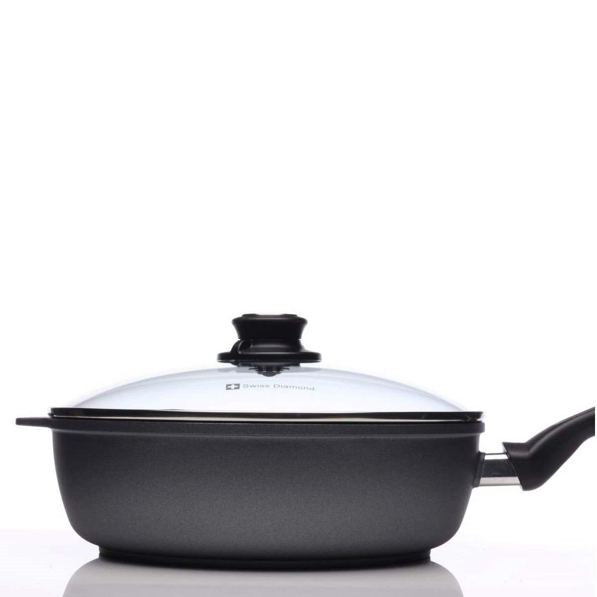 Swiss Diamond | HD Sauté Pan With Lid - 10.25" (3.8 Qt.) 2 Swiss Diamond | HD Sauté Pan With Lid - 10.25" (3.8 Qt.) - Image 2