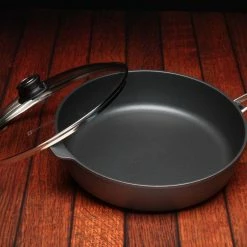 Swiss Diamond | HD Sauté Pan With Lid & Stainless Steel Handle - 12.5" (5.8 Qt.) -Swiss Diamond shop 6732c 1 2017 10 27 20 11 39 utc