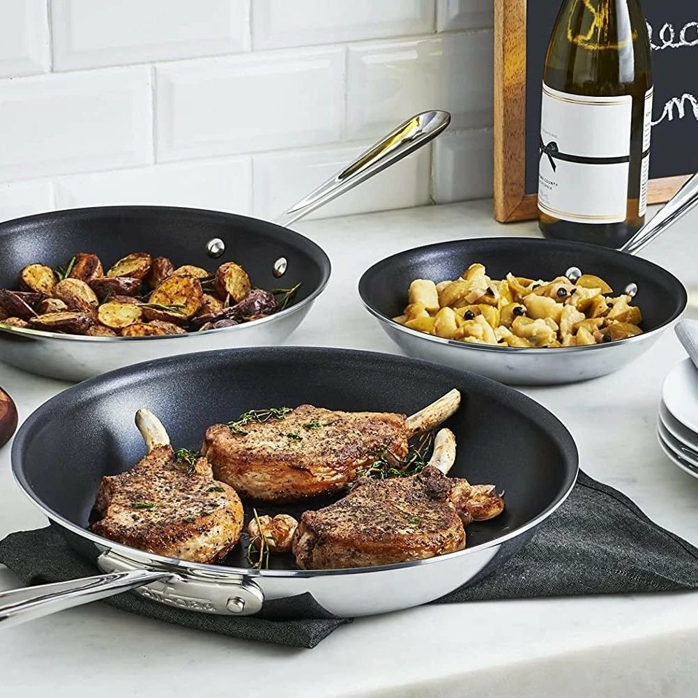 All-Clad D3 Stainless Steel 8" Fry Pan 8 All-Clad D3 Stainless Steel 8" Fry Pan - Image 8