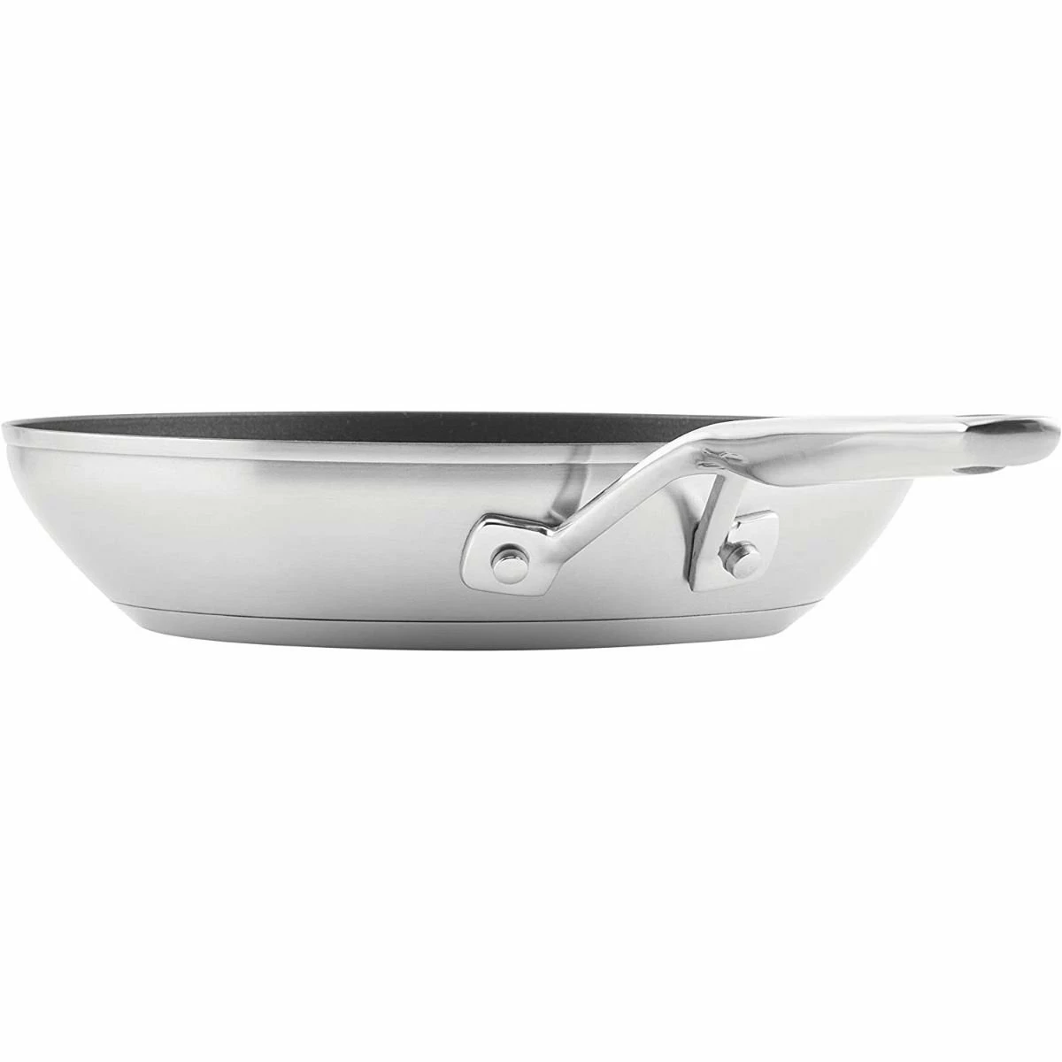KitchenAid Non-Electrics KitchenAid Stainless Steel 3-Ply Base Fry Pan | 9.5" 3 KitchenAid Non-Electrics KitchenAid Stainless Steel 3-Ply Base Fry Pan | 9.5" - Image 3