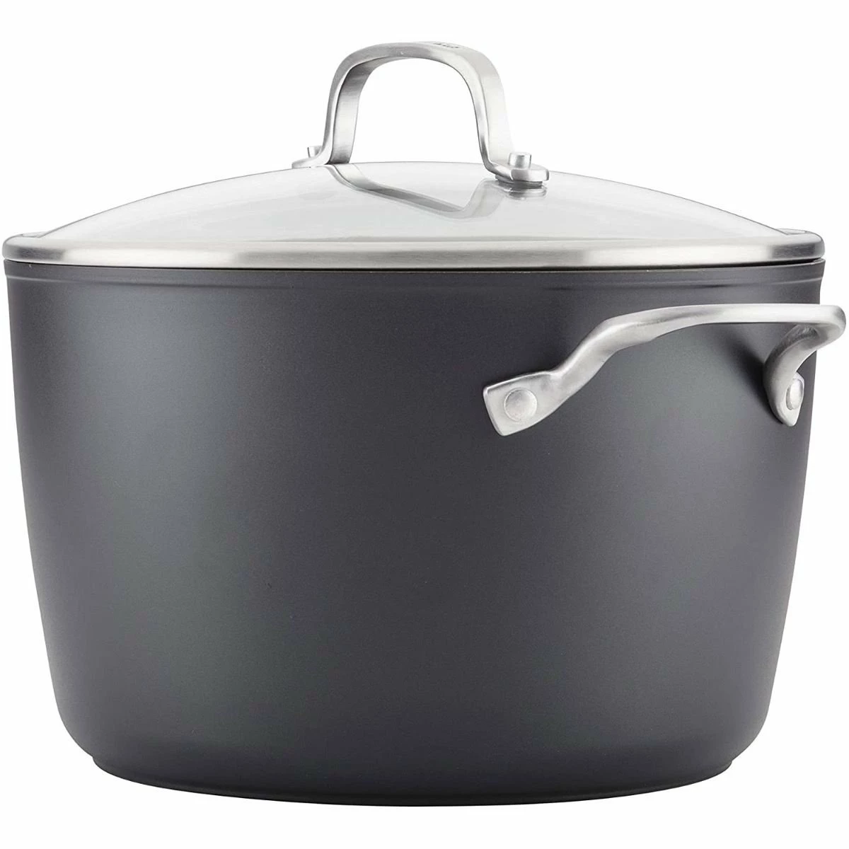 KitchenAid Non-Electrics KitchenAid Nonstick Hard Anodized Induction Stockpot With Lid | 8 Qt. - Image 3
