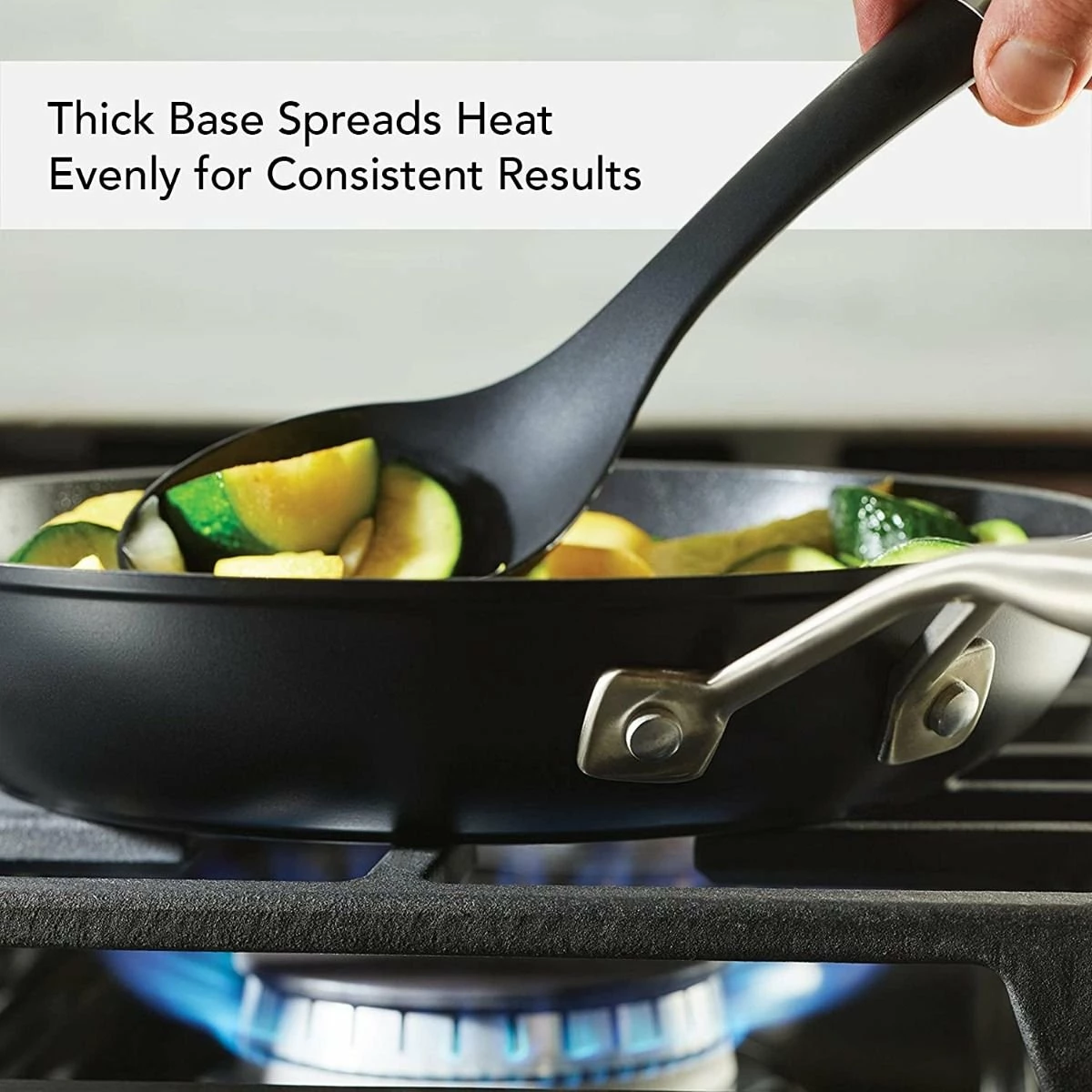 KitchenAid Non-Electrics KitchenAid 10" Hard Anodized Induction Fry Pan With Lid | Nonstick 7 KitchenAid Non-Electrics KitchenAid 10" Hard Anodized Induction Fry Pan With Lid | Nonstick - Image 7