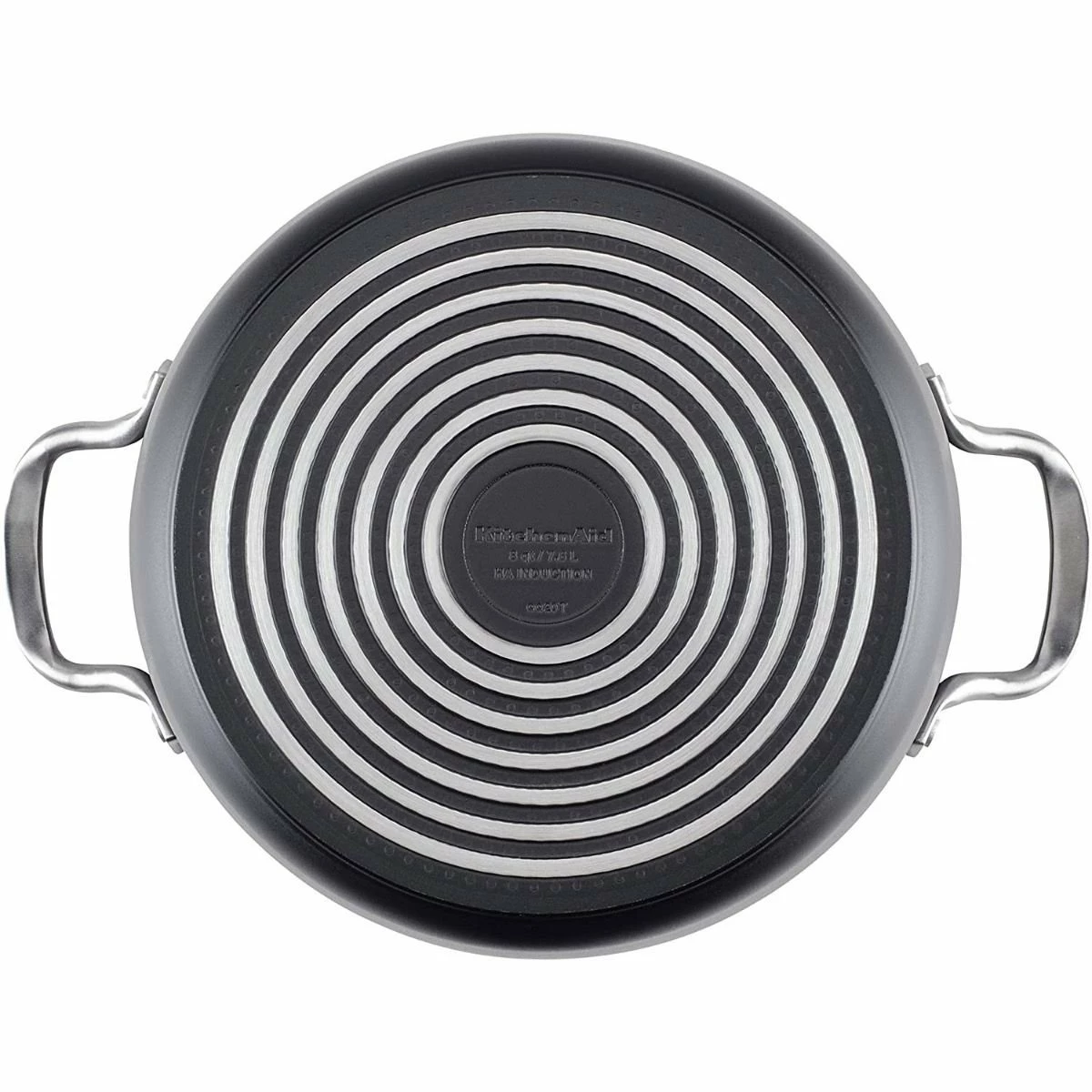 KitchenAid Non-Electrics KitchenAid Nonstick Hard Anodized Induction Stockpot With Lid | 8 Qt. - Image 2
