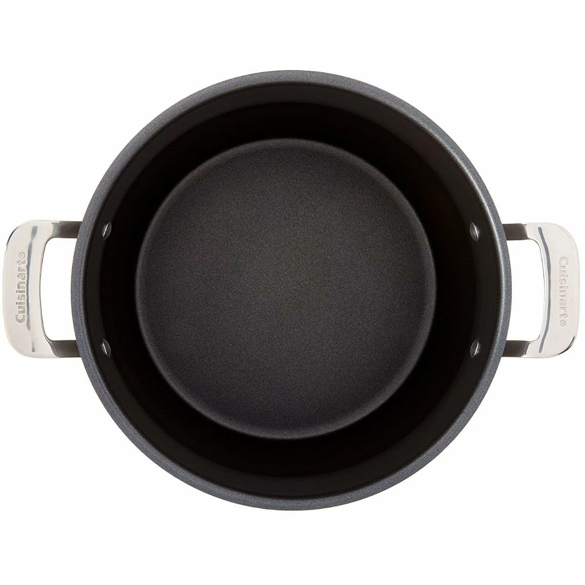 Cuisinart Contour Hard Anodized Stockpot With Cover | 12 Qt. 3 Cuisinart Contour Hard Anodized Stockpot With Cover | 12 Qt. - Image 3