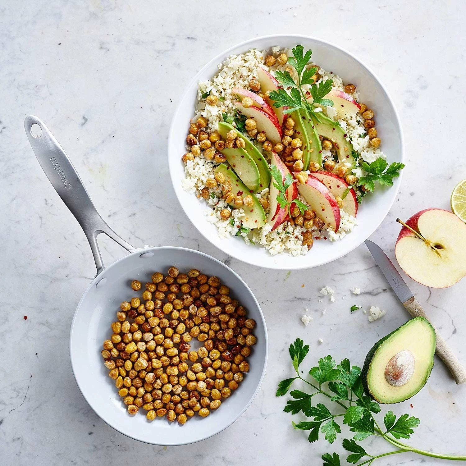 GreenPan Venice Pro Evershine 8" Open Frying Pan - Image 2