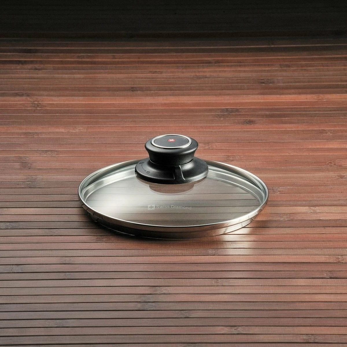 Swiss Diamond | Tempered Glass Lid - 6.3" 2 Swiss Diamond | Tempered Glass Lid - 6.3" - Image 2
