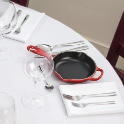 Le Creuset 6" Signature Enameled Cast Iron Skillet | Cerise/Cherry Red 5 Le Creuset 6" Signature Enameled Cast Iron Skillet | Cerise/Cherry Red -Swiss Diamond shop ceriseskillet2