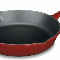 Cuisinart Chef's Classic Cast Iron 10" Skillet | Cardinal Red