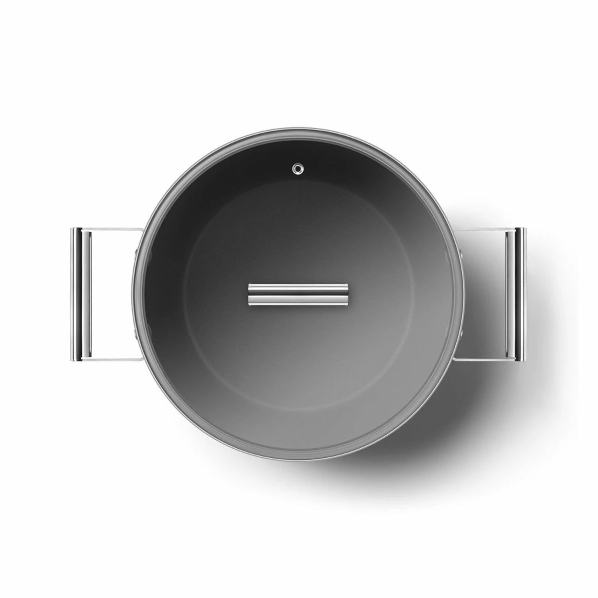SMEG 8 Qt. Nonstick Casserole Dish With Lid | Cream 2 SMEG 8 Qt. Nonstick Casserole Dish With Lid | Cream - Image 2