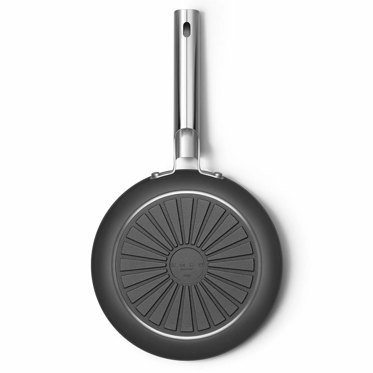 SMEG 9.5" Nonstick Fry Pan | Black - Image 4