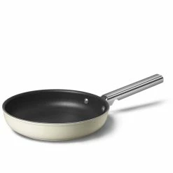 SMEG 9.5" Nonstick Fry Pan | Cream 7 SMEG 9.5" Nonstick Fry Pan | Cream -Swiss Diamond shop ckff2401crm 1