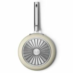 SMEG 9.5" Nonstick Fry Pan | Cream 8 SMEG 9.5" Nonstick Fry Pan | Cream -Swiss Diamond shop ckff2401crm 6