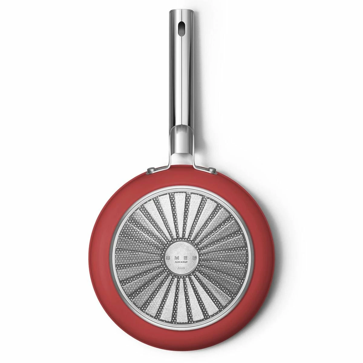 SMEG 9.5" Nonstick Fry Pan | Red - Image 4
