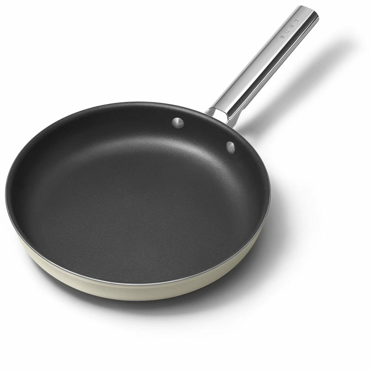 SMEG 11" Nonstick Fry Pan | Cream - Image 2