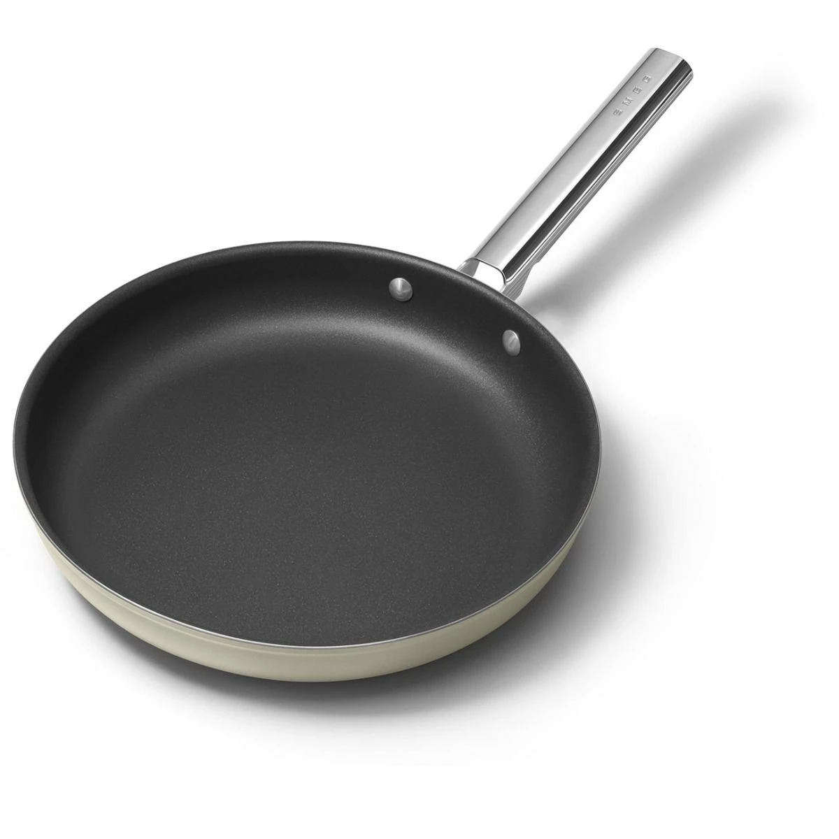 SMEG 12" Nonstick Fry Pan | Cream 2 SMEG 12" Nonstick Fry Pan | Cream - Image 2