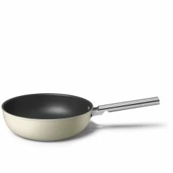 SMEG 12" Nonstick Wok | Cream 6 SMEG 12" Nonstick Wok | Cream -Swiss Diamond shop ckfw3001crm 3