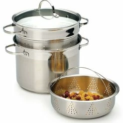 RSVP International RSVP Endurance Stainless Steel Multi Cooker Pot - 8 Qt. Capacity