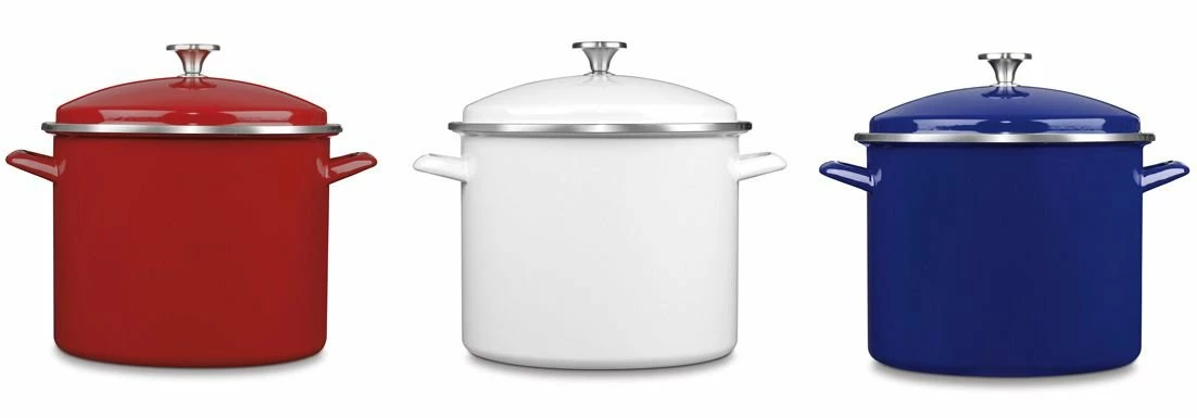 Cuisinart Chef's Classic 12 Qt. Stock Pots - Enamel On Steel Available In Multiple Colors 1 Cuisinart Chef's Classic 12 Qt. Stock Pots - Enamel On Steel Available In Multiple Colors