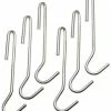 Cuisinart Universal Pot Rack Hooks (Set Of 6) | Brushed Stainless Steel