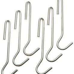Cuisinart Universal Pot Rack Hooks (Set Of 6) | Brushed Stainless Steel