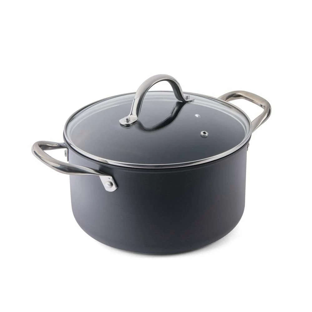 Cuisipro Easy-Release Hard Anodized Stock Pot | 6 Qt.