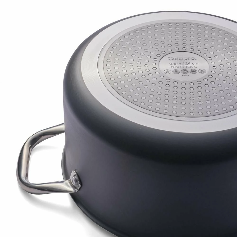 Cuisipro Easy-Release Hard Anodized Stock Pot | 6 Qt. - Image 3