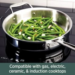 All-Clad D5 Brushed Stainless Steel Stockpot & Lid | 4 Qt. 10 All-Clad D5 Brushed Stainless Steel Stockpot & Lid | 4 Qt. -Swiss Diamond shop d52 4