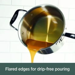 All-Clad D5 Brushed Stainless Steel Saute Pan & Lid | 3 Qt. 11 All-Clad D5 Brushed Stainless Steel Saute Pan & Lid | 3 Qt. -Swiss Diamond shop d54 3
