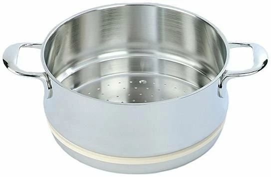 Demeyere Atlantis Steamer Insert W/ Silicone Gasket - 3.2 Qt (Fits: 41320, 41395 & 41420-41520) 1 Demeyere Atlantis Steamer Insert W/ Silicone Gasket - 3.2 Qt (Fits: 41320, 41395 & 41420-41520)