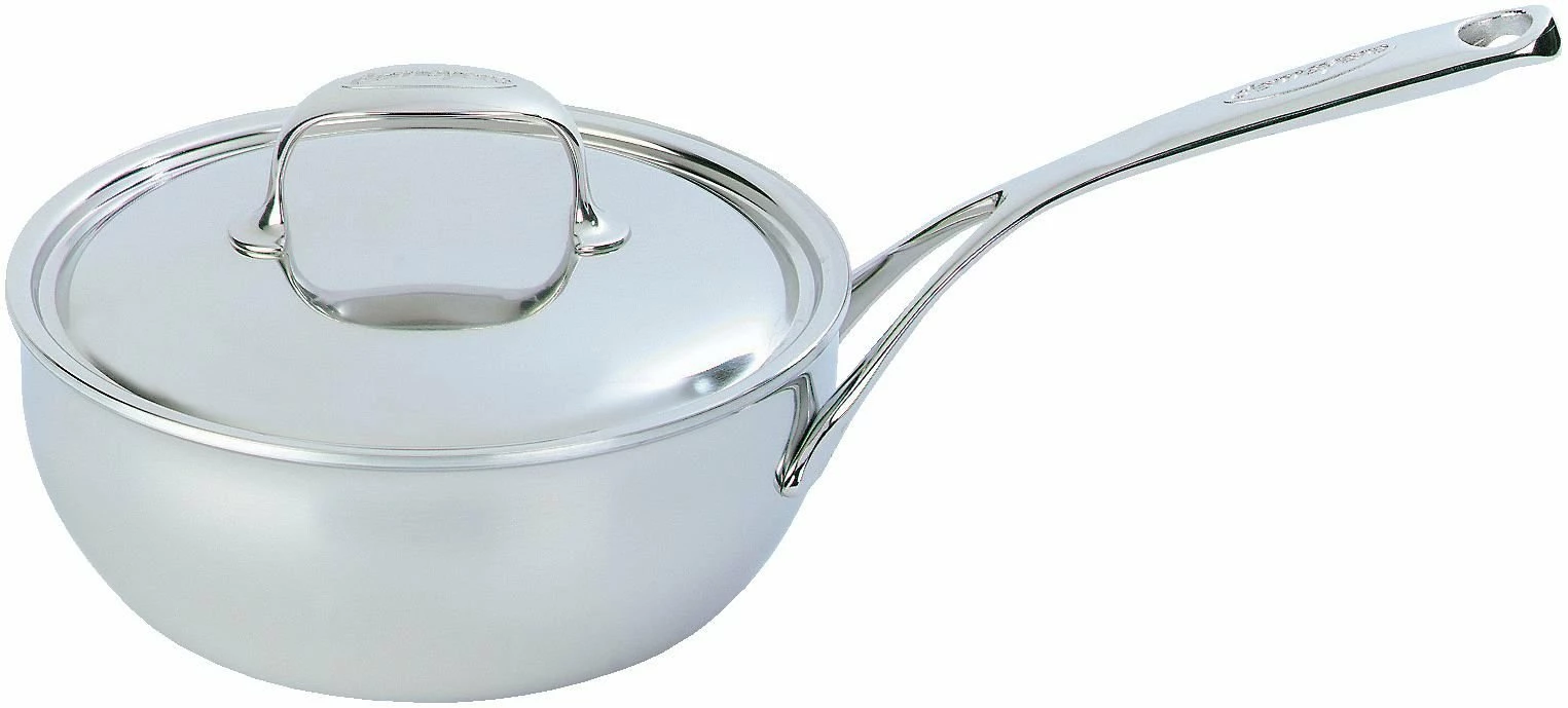 Demeyere Atlantis Conic Saute Pan W/ Lid (2.1QT)