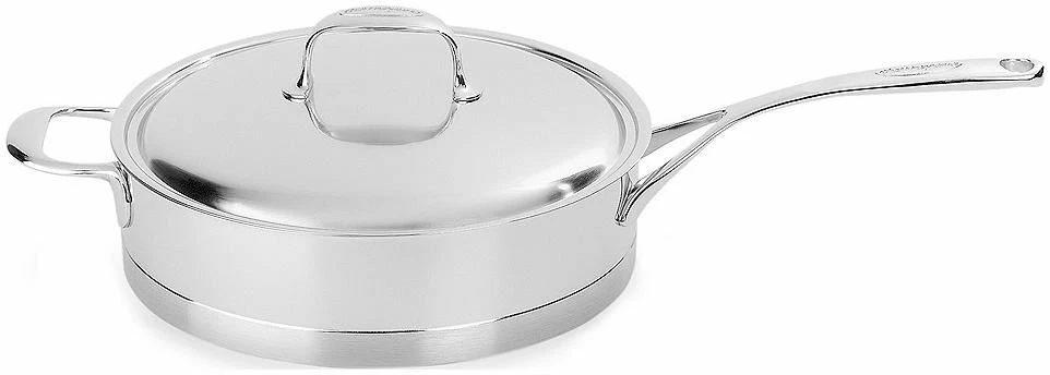 Demeyere Atlantis Saute Pan & Lid W/ Helper Handle - 2.6 Qt. Induction - Image 3
