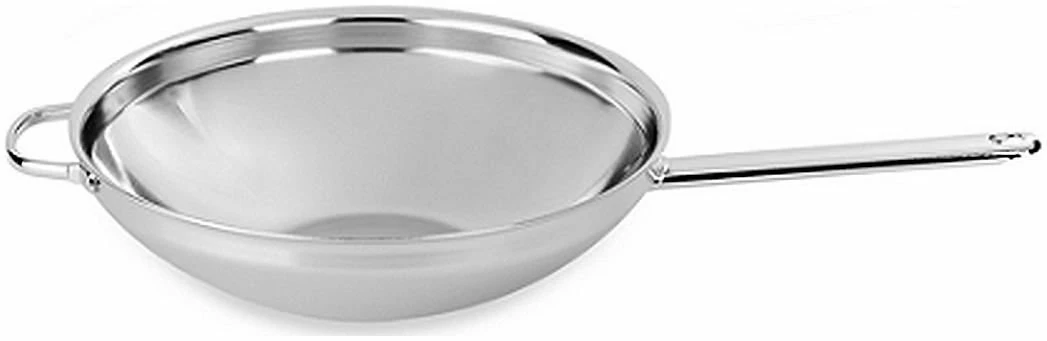 Demeyere Cookware Flat Bottom Wok - Specialties Series W/ Helper Handle 2 Demeyere Cookware Flat Bottom Wok - Specialties Series W/ Helper Handle - Image 2