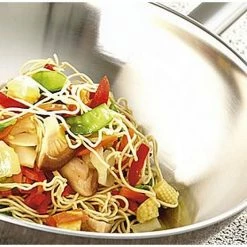 Demeyere Cookware Flat Bottom Wok - Specialties Series W/ Helper Handle