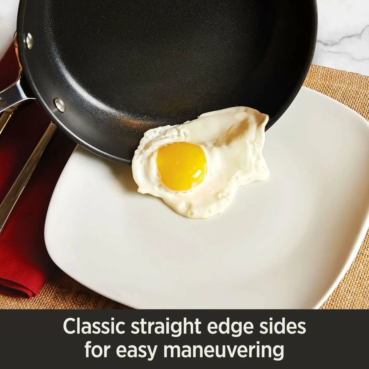 All-Clad HA1 Hard Anodized Nonstick Fry Pan & Lid | 12" 2 All-Clad HA1 Hard Anodized Nonstick Fry Pan & Lid | 12" - Image 2