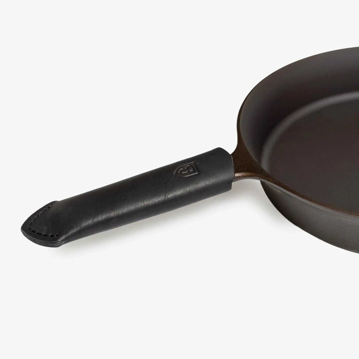 Field Company (Made In USA) Leather Skillet Handle Cover | Black 3 Field Company (Made In USA) Leather Skillet Handle Cover | Black - Image 3